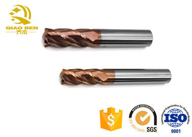 Aluminum Cutters Corner Radius CNC End Mill Cutter HRC65 4 Flute Solid Carbide